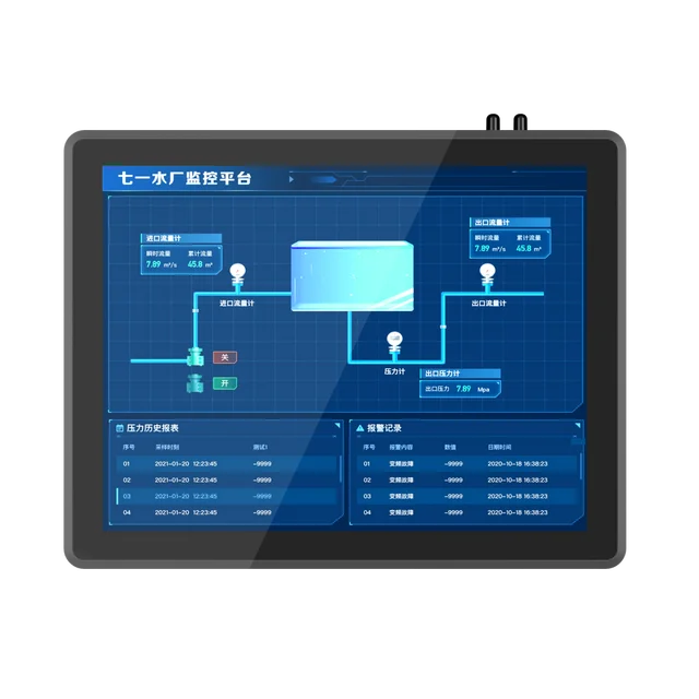 SeeTouch 7"8"10"13"15.6" Industrial Flat Touch Monitor Aluminum Frame, Waterproof/Dustproof, VGA/HD-MI, 12V DC Wholesale