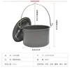 Black lid 4L hanging pot