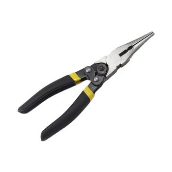 8 Inch Steel Electrician Wire Strippers Cutting Needle-Nose Pliers Industrial-Grade Multi-Functional Oblique Pliers DIY OEM