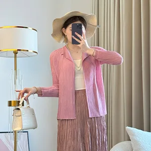 2026 Summer Collection Elegant Loose Belly Slim Joker Sunscreen Top New Fashionable Foreign Style Casual Woven Shirt