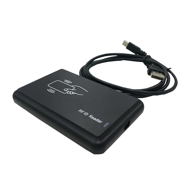 125Khz RFID Reader USB Proximity Smart Card Reader No Driver Plug and Play EM ID USB for EM ID USB for Access Control