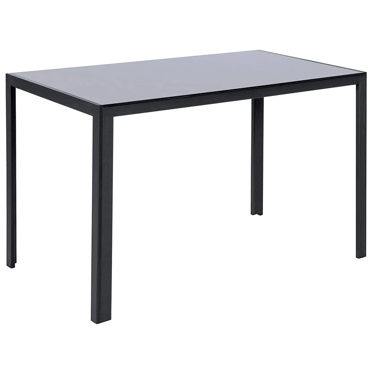 New Arrival Factory Cheap Price Black Dining Tables and Chairs Set 6 Seater Glass Dining Table Set for Dining Room