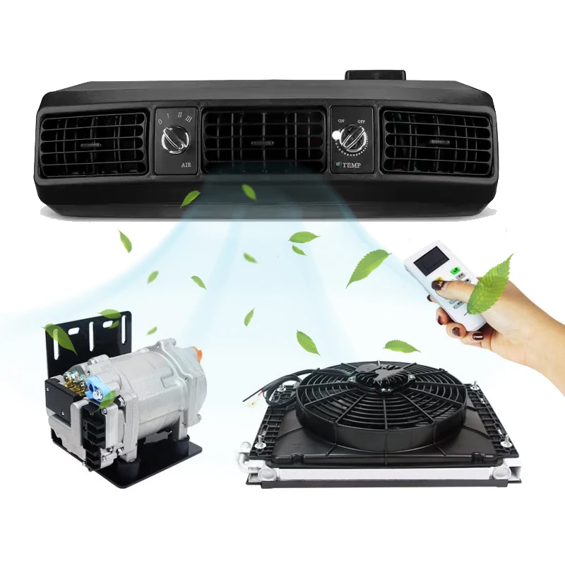 Universal A/C System for RV Vans Classic Cars Pickup Trucks  Cooler 12V DC Car Air-conditioner