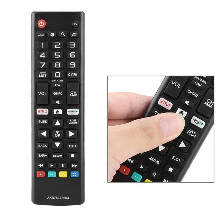 AHEBAO Universal 4K Smart TV Remote Control AKB75375604 Fit For LG UK6090PUA UK6200PUA UK6300PUE UK6500AUA SK8000PUA UK6190PUB UK6570AUB UK6570PUB