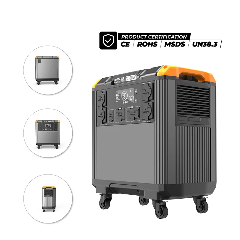 5376Wh Capacity Portable Power Station with MPPT Controller and Multiple Charging Options Solar Generator