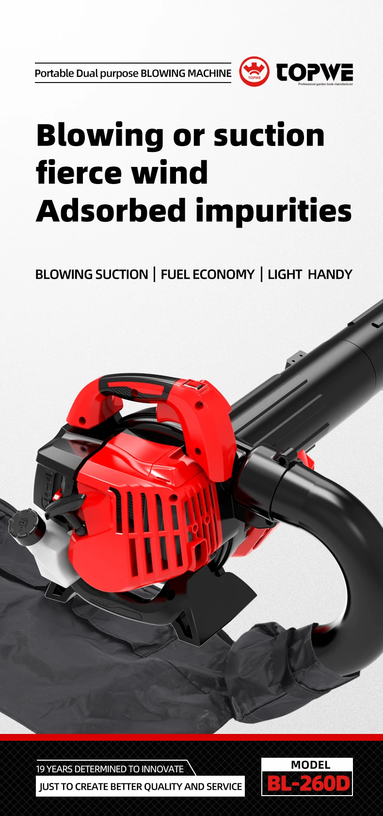 Leaf Blower, 26cc, 2-stoke - detail 4