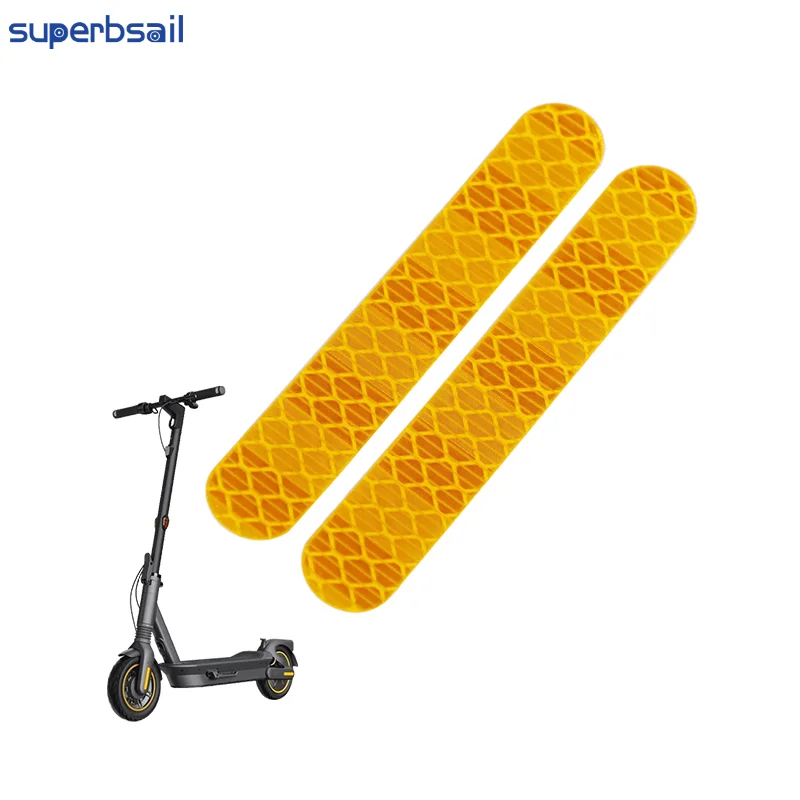 Superbsail Original Front Rear Wheel Cover Reflective Sticker for Ninebot Max G2 Electric Scooter Warning Reflective Sticker manufacture