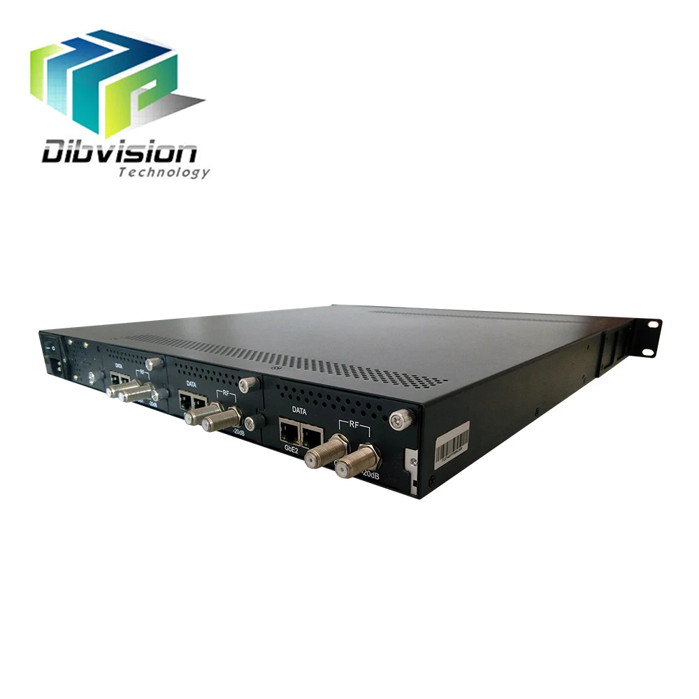 Цифрового телевизионного вещания оборудование 2 * ip catv модулятор qam с 4 DVB-CAS 16QAM каналы с отверстиями