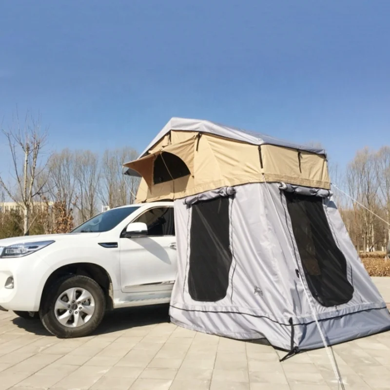 LLOYDBERG Outdoor Camping Soft Cover Rooftop Tent Waterproof Soft Shell Roof Top Tent for Sale