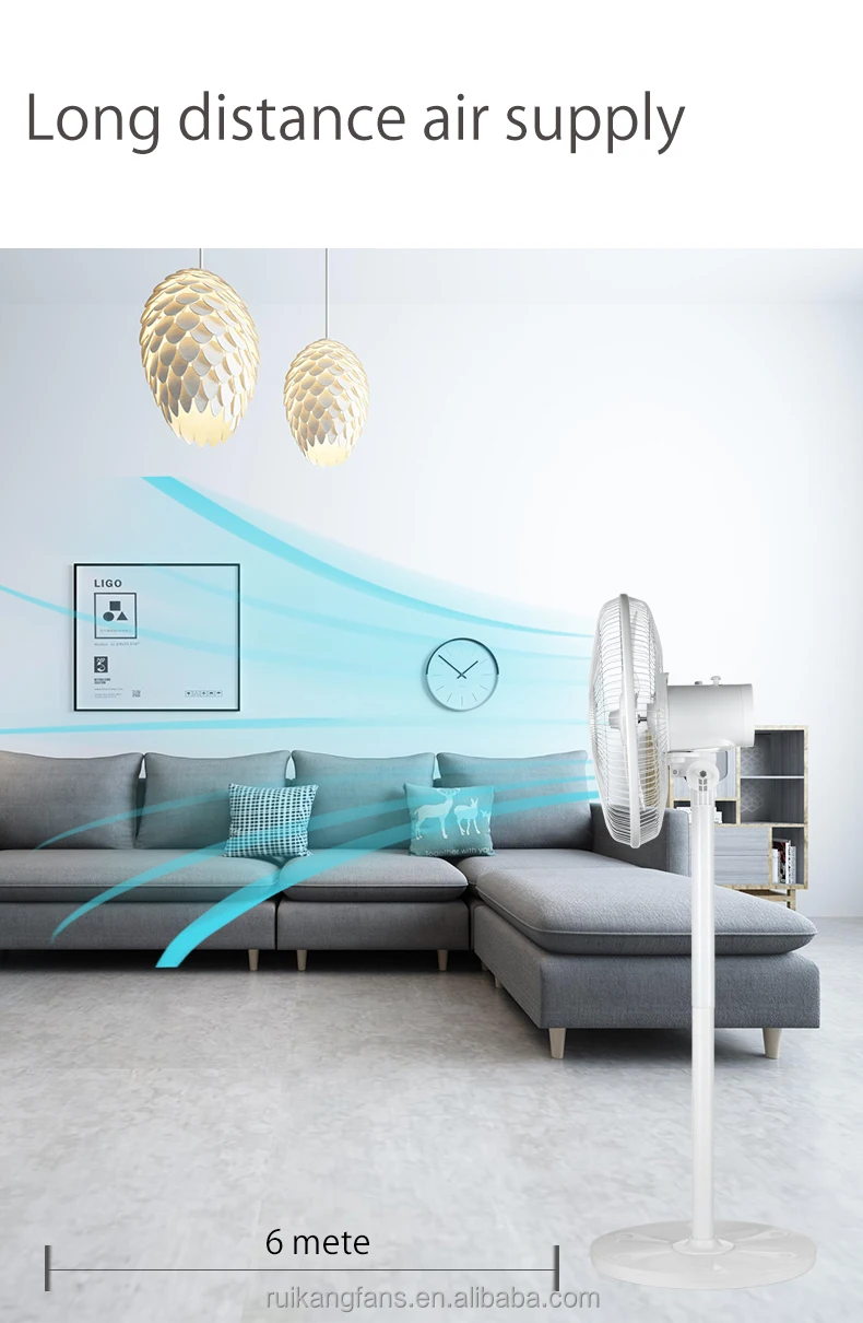 Electric Stand Fan, 40W, Plastic - detail 10