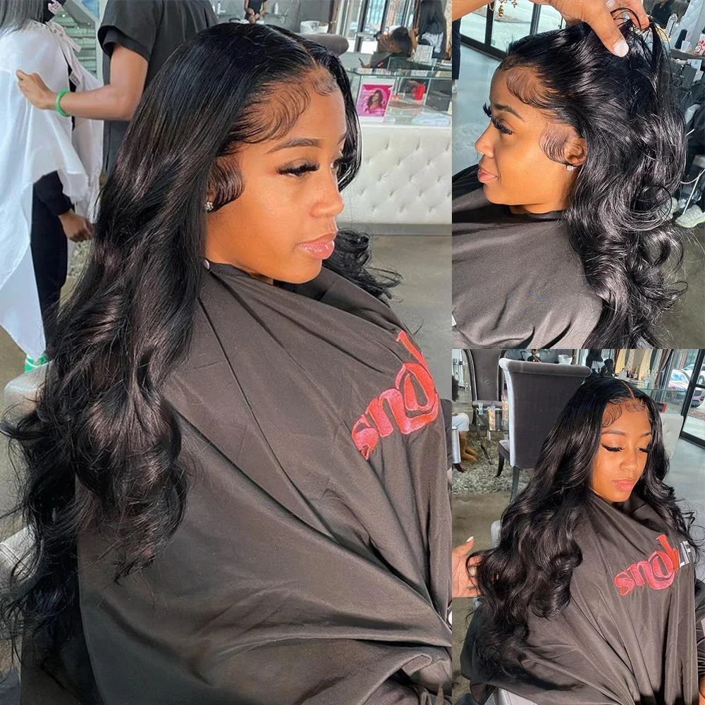 30 Inch Body Wave Lace Frontal Wig Transparent Lace Front Human Hair Wigs For Women Remy Peruvian Raw Wavy Pre Plucked_voghion.com