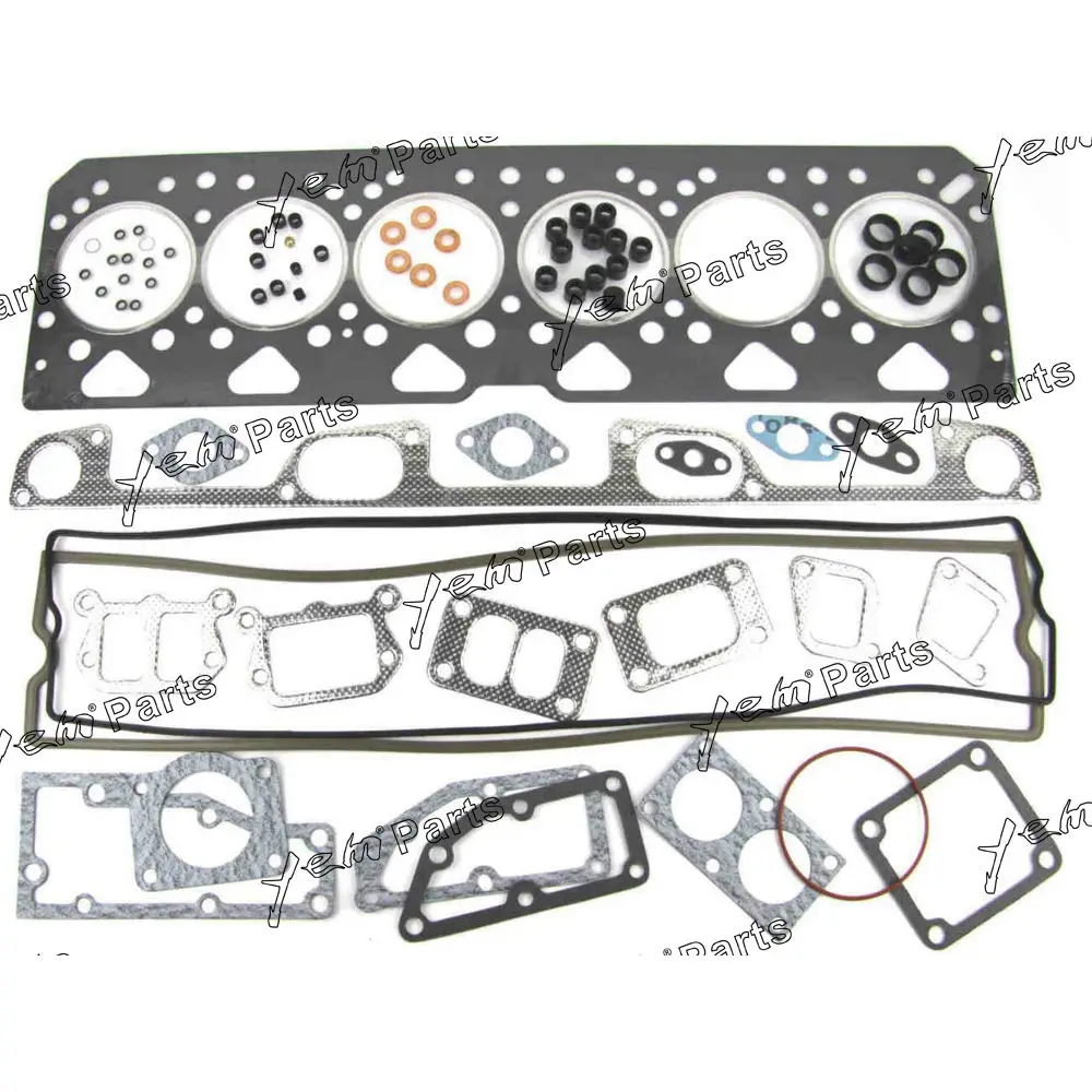 Replaces 1006 Upper Gasket Set U5LT1179 U5LT1179 for Perkins Excavator Tractor Engine Parts Fit for Perkins Upper Gasket Set