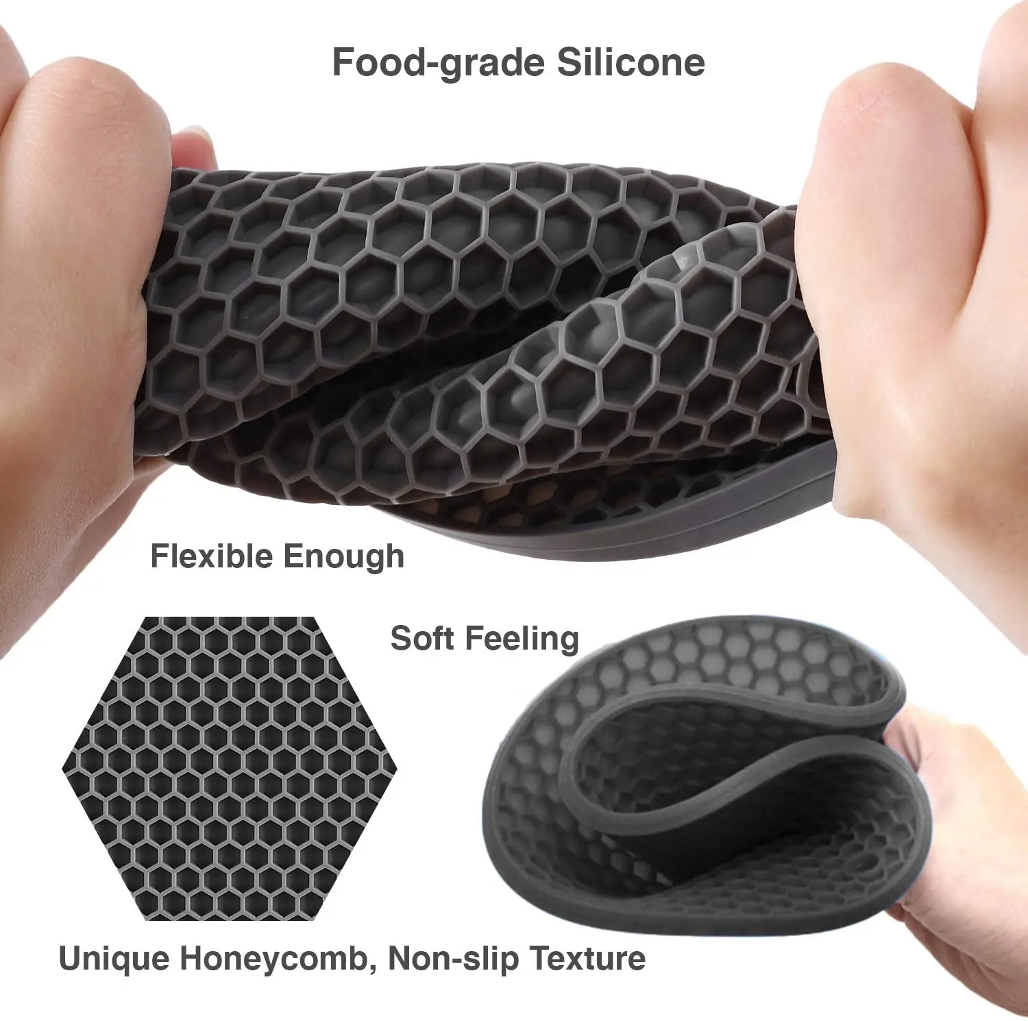 Buy Wholesale China Kitchen Utensil Heat Resistant Coasters Set Honeycomb Silicone  Rubber Dish Mat Silicone Coaster & Silicone Trivet Mats at USD 0.5