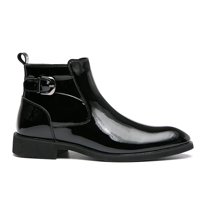 Patent-Leather Ankle Boots パテントレザー アンクルブーツ DR.MARTENS(ドクターマーチン) Patent leather 6 hole wide heel