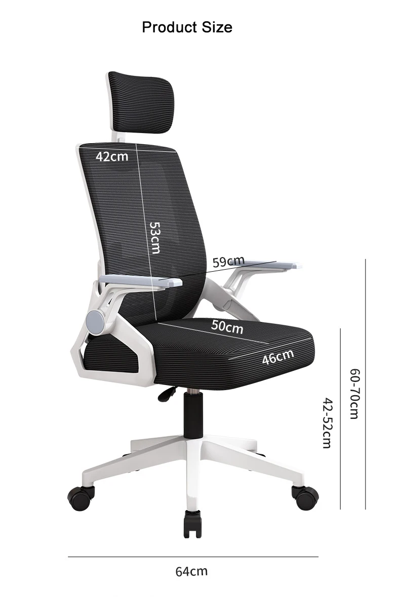 Modern Office Furniture Comfortable Armrest Adjustable Swivel Mesh