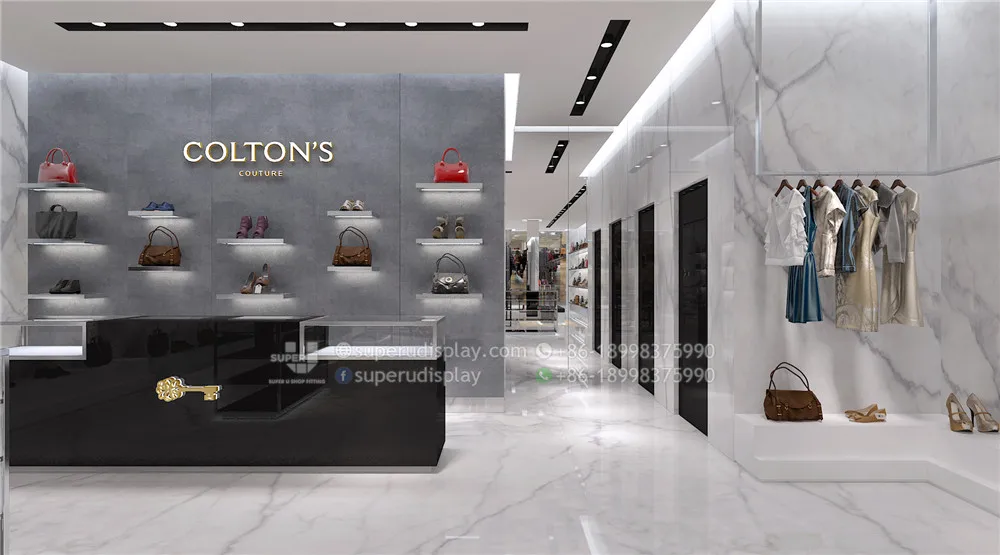 Source Custom Boutique Bag Shop Design Fashion Retail Hand Bag Shop  Decoration Fashion Handbags Showroom 3D Bags Shop Interior Design on  m.