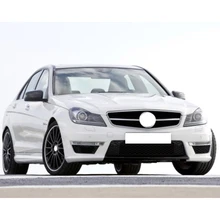 Modification Parts Body Parts Front Bumper Lip Grill Car For Mercedes-Benz C Class W204 2011 2012 2013 2014 Upgrade To C63