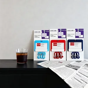 All-in-One Business Card Holder Lanyard Set, Multi-Use ID Badge System