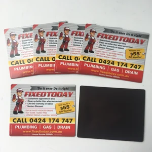 Fridge Magnet Manufacturer Sydney Plumbing Electrician Promotion Business Card With Envelope Fridge Magnet