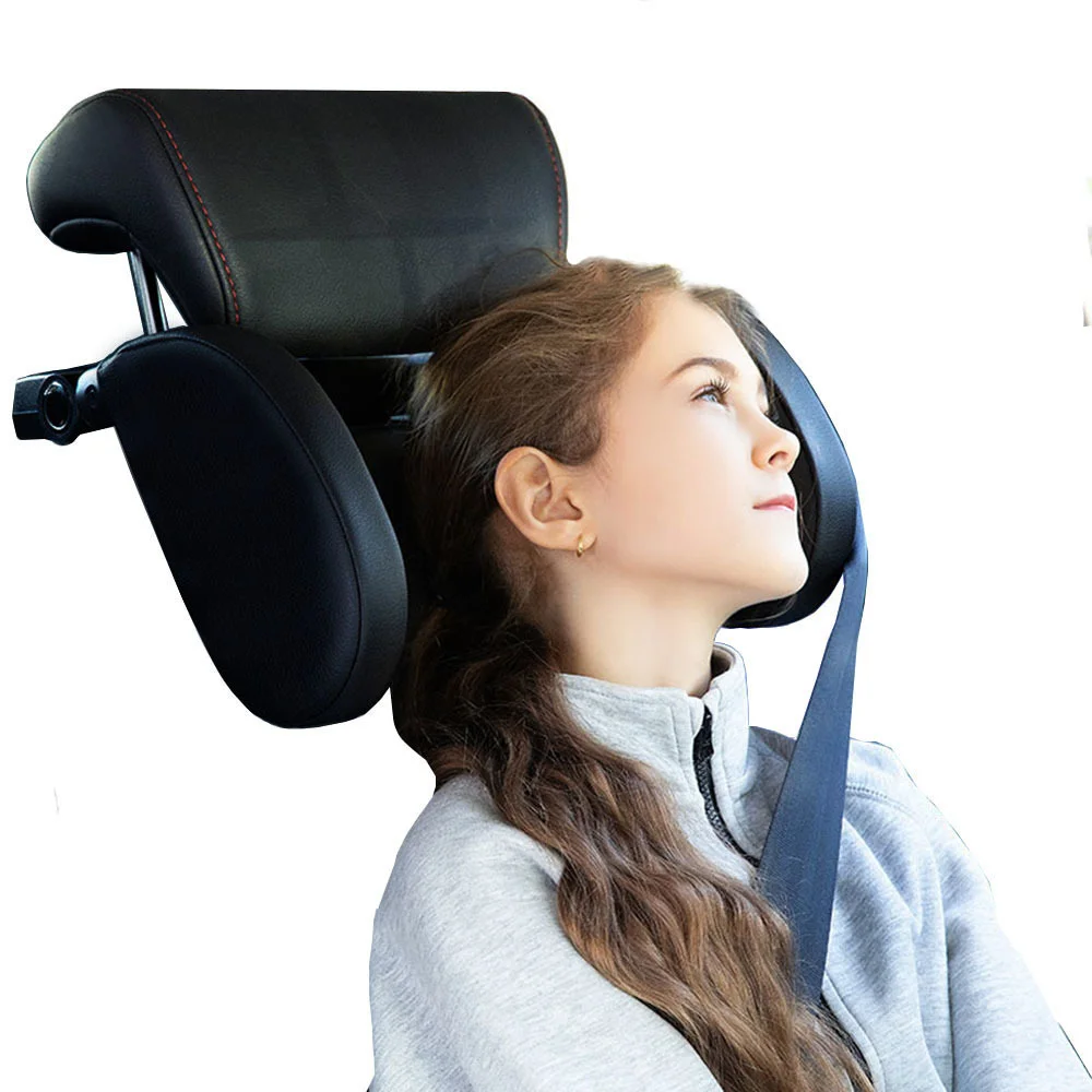 Подушка для шеи на подголовник автомобиля подушка из пены с эффектом памяти автомобильное сиденье телескопическая поддержка спины шейного отдела позвоночника взрослых и детей