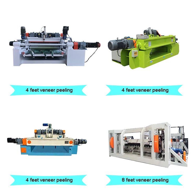 Cutter Veneer Rotary Splicing Machine Peeler Wood Veneer Peeling Machine