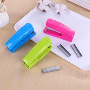 High Quality 24/6 26/6 Office Student Stapler Set Portable Manual Plastic Metal Stationery Stapler for Students Professionals
