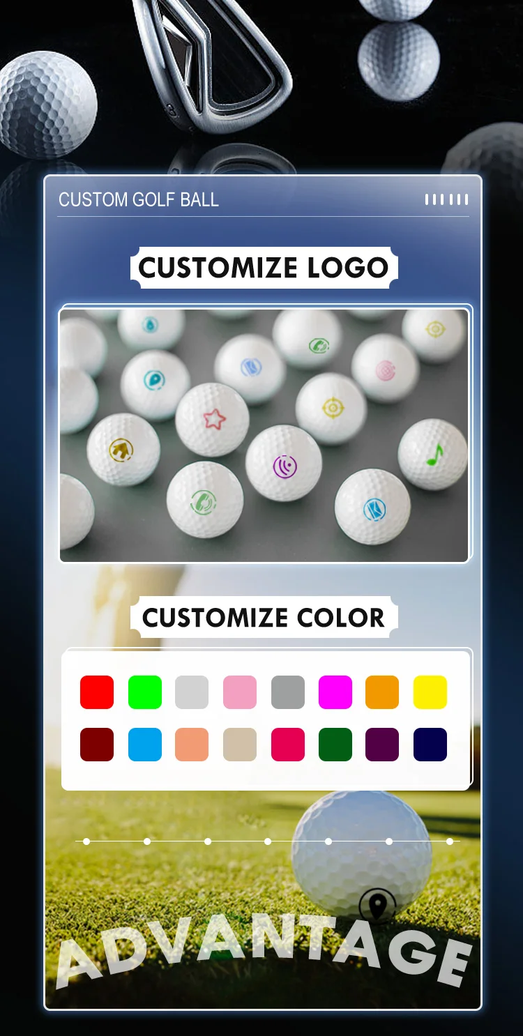 Wholesale Constant Light Up Glowing Golf Balls Golf Tees Colored