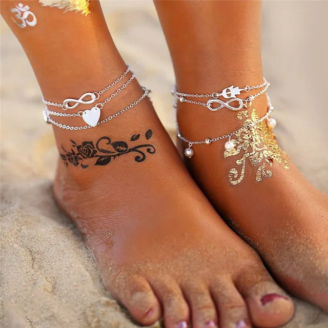 Buy Wholesale China Bohemia Chain Anklets For Women Foot