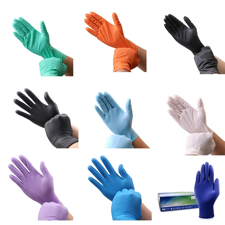 Examination Powder Free Nitrile Gloves Powder Free Disposable Nitrile ...