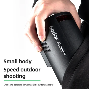 GODOX AD300Pro Outdoor Flash Strobe Moonlight 300Ws TTL 2.4G 1/8000 HSS With Battery Bi-Color Modeling Lamp Photography Shooting detail image