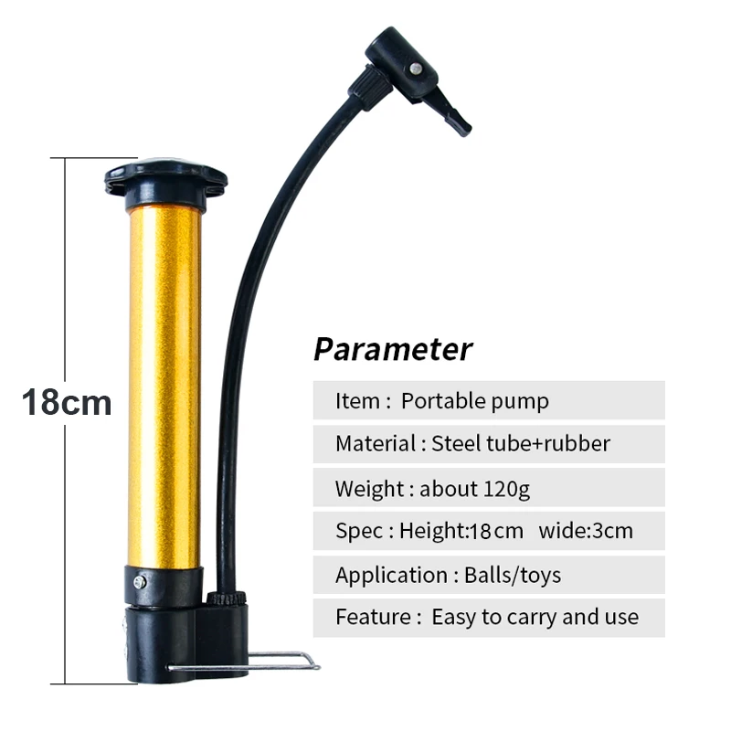 Mini Foot Pump Large Bike Pump Buster 9802B Mini Pump Air Pump