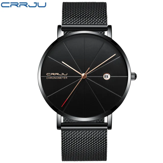 Cool Black Nice Fashion Minimalist Men's Dress Watch Business Casual Quartz  Wrist Watch Waterproof, black, Strap. : BRIGADA: Amazon.de: Fashion