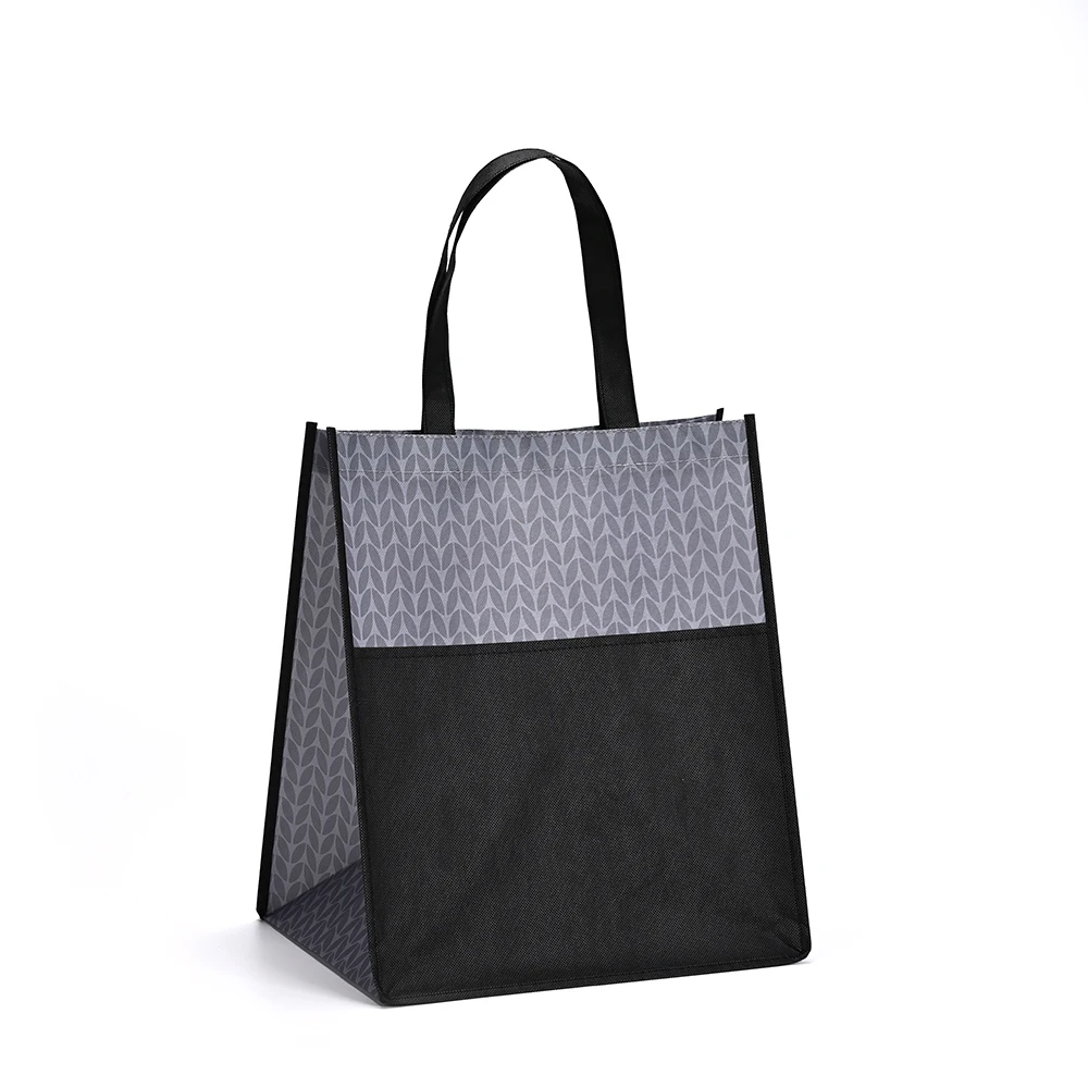 Wholesale Custom Recycled RPET Linen Cosmetic Bag Eco-Friendly Waterproof Shopping Bag with Lamination Hot Item supplier