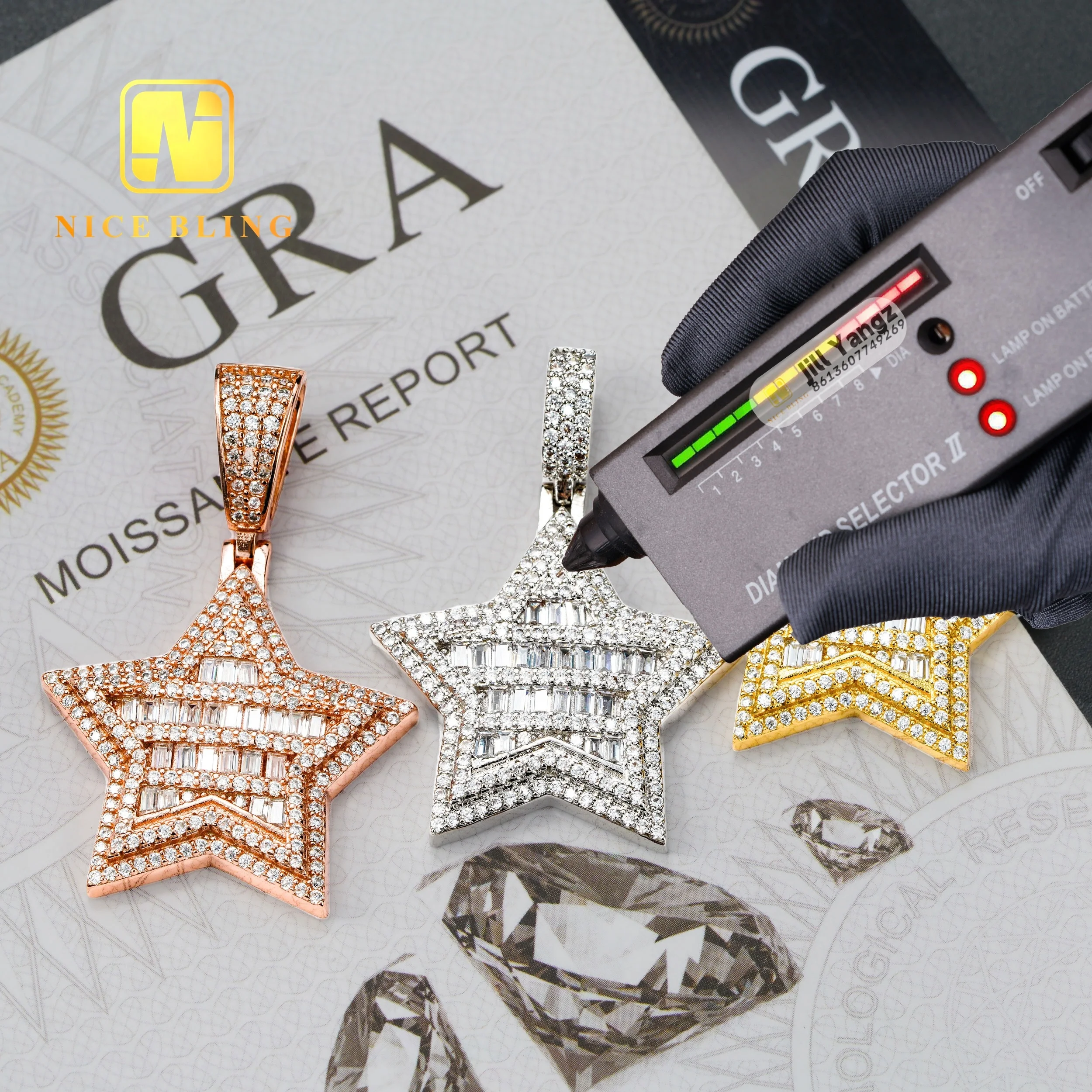 アクセサリー lui jewelry square stone charm M lui jewelry square stone charm M（jewelry - luijewelry）