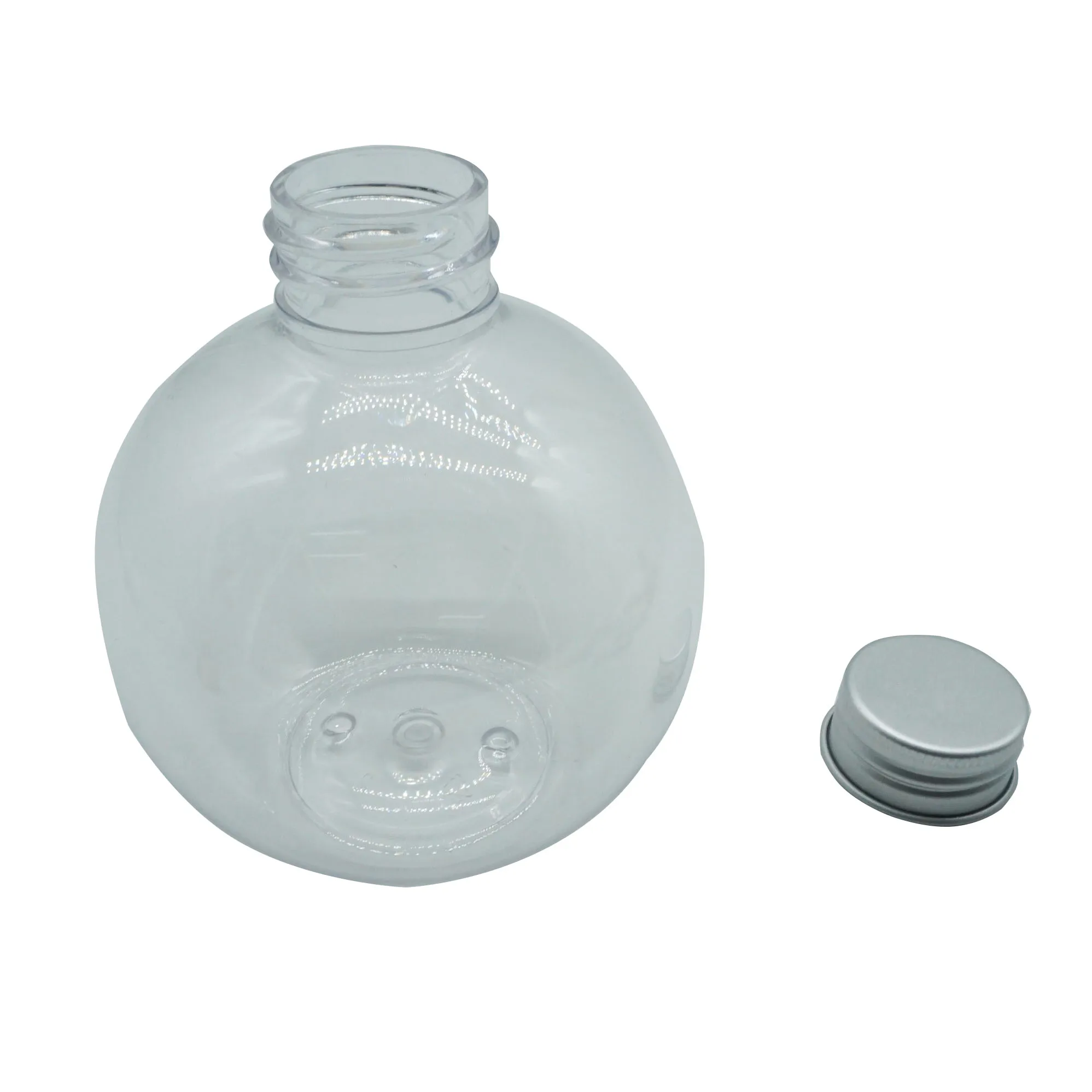 product juice bottle transparent round plastic 60ml 100ml 150ml 200ml food screen printing pet milk bottle pet bottles for drinks cnzhe-26