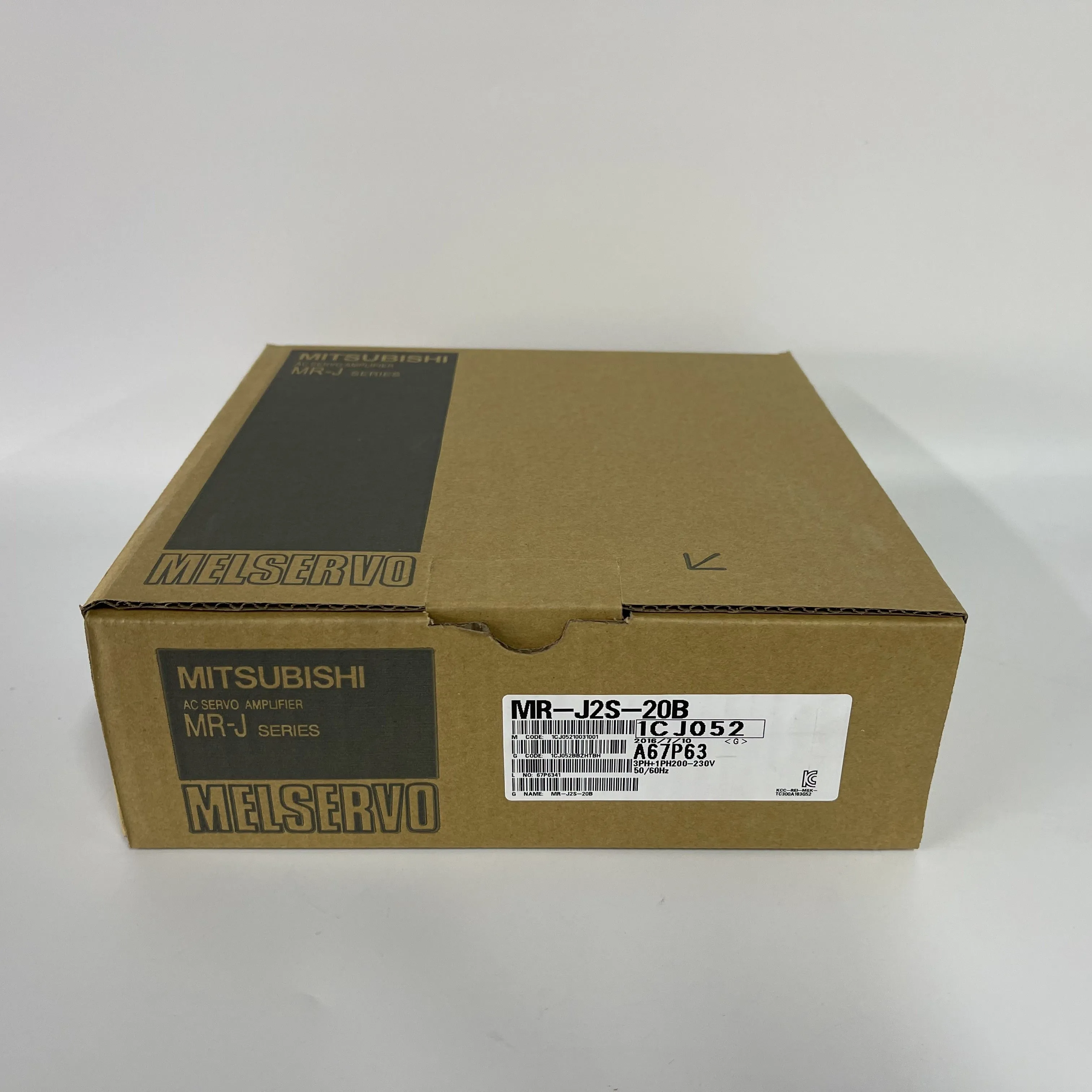 Mitsubishi AC Servo Amplifier MR-J2S Series MR-J2S-20B Mitsubishi AC Servo Amplifier MR-J2S Series MR-J2S-20B