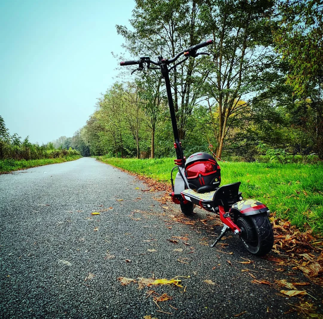 2020 Extreme Dual 1000wt hub motors (peaking 3600wt) и внедорожная подвеска Zero 10x Электрический скутер