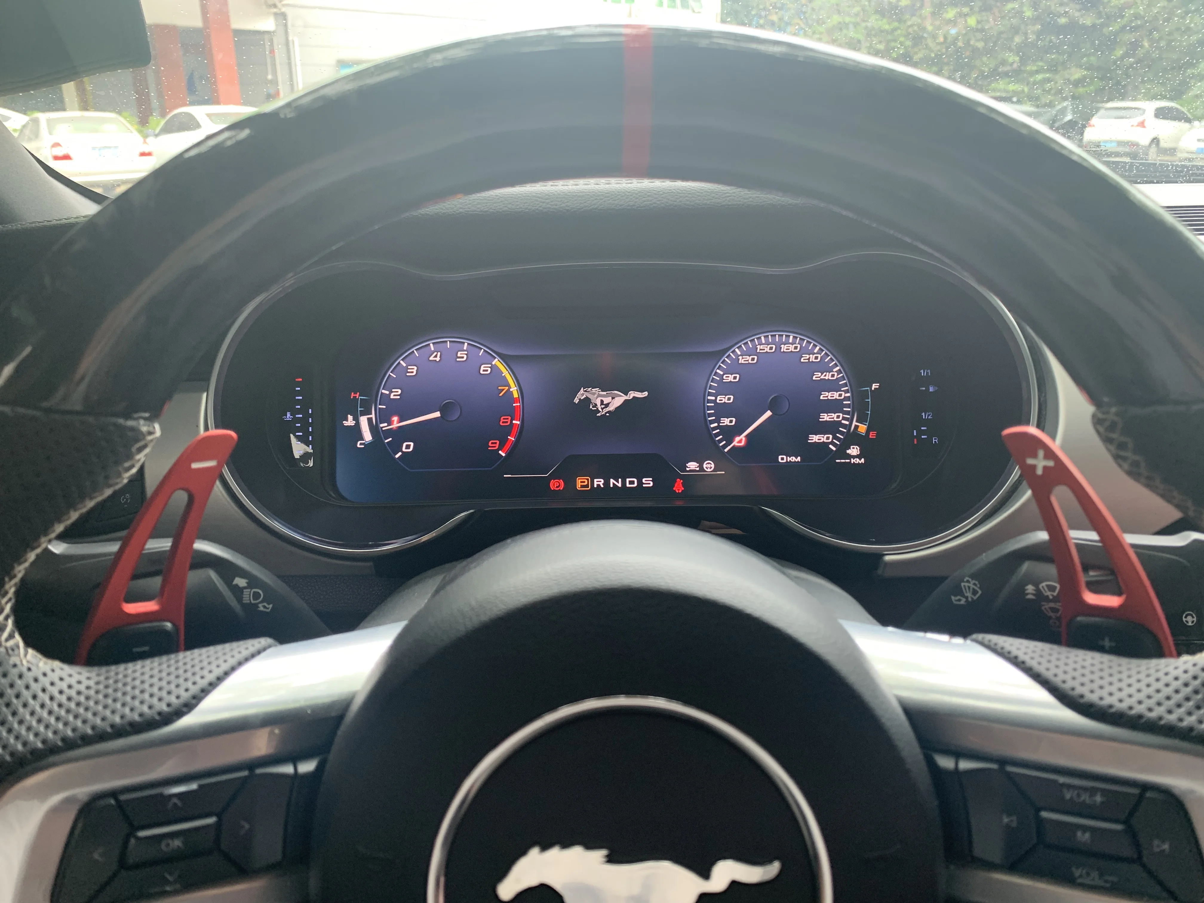12.3" LCD Dashboard Panel Display Digital Cluster for Ford Mustang 2015-2021 Virtual Instrument Cluster CockPit Speedometer