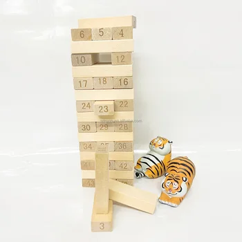Children's educational toys Wooden stacking building blocks Creative Nordic style stacking games