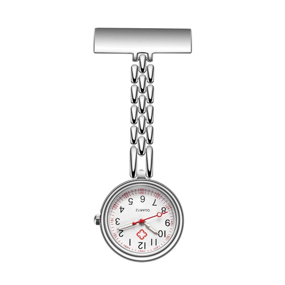 Ready to Ship Custom Log Gold Stainless Steel FOB Brooch Nurse