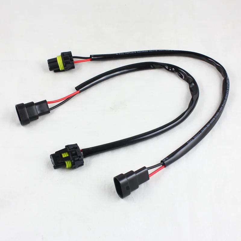 H7 HID Power Wire harness Plug Cord Cable Wiring HID headlamp pigtail plugs Audi 