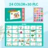 Peinture au doigt 24 couleurs Version anglaise