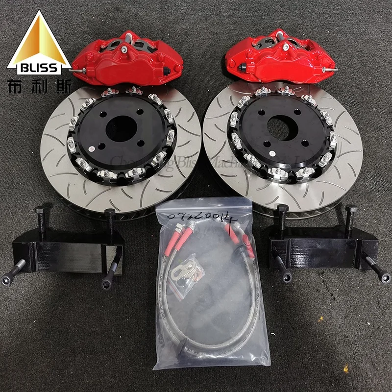 Modified 4 Piston Brake Caliper Kit For 330-355mm Rotors - Oem/odm