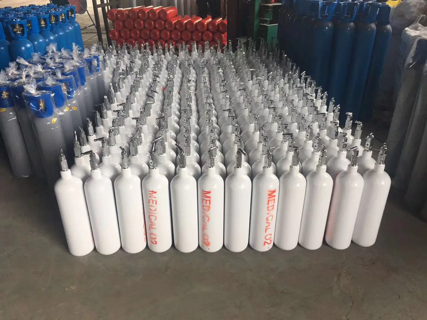 High Pressure 5l Oxygen Tanks Price Oxygen/co2/argon Gas Cylinders