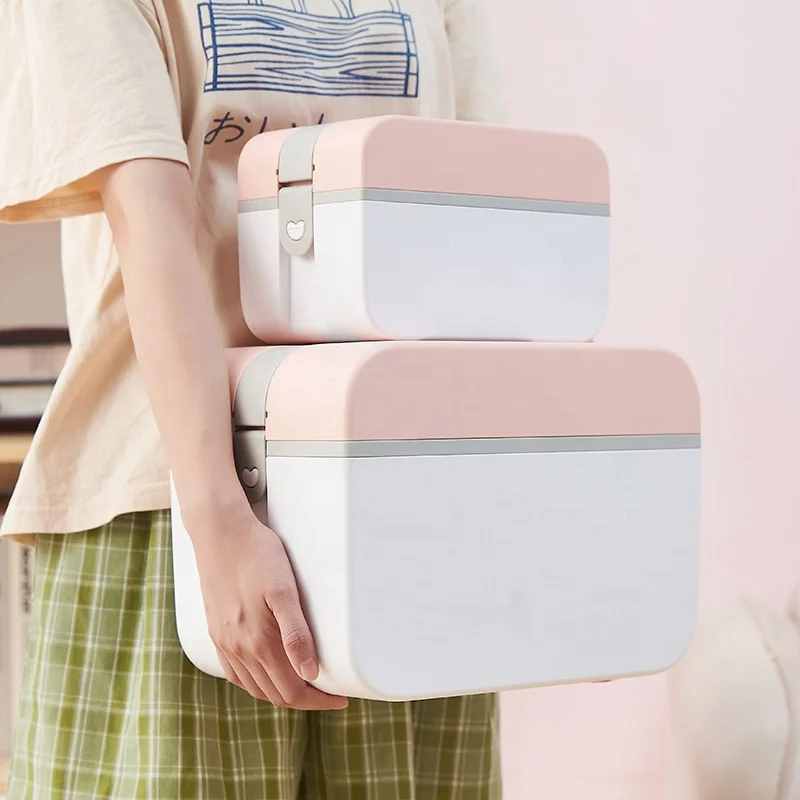 Коробка с замком для аптечки пластиковый зеленый бокс первой помощи аптечка органайзер дома и офиса