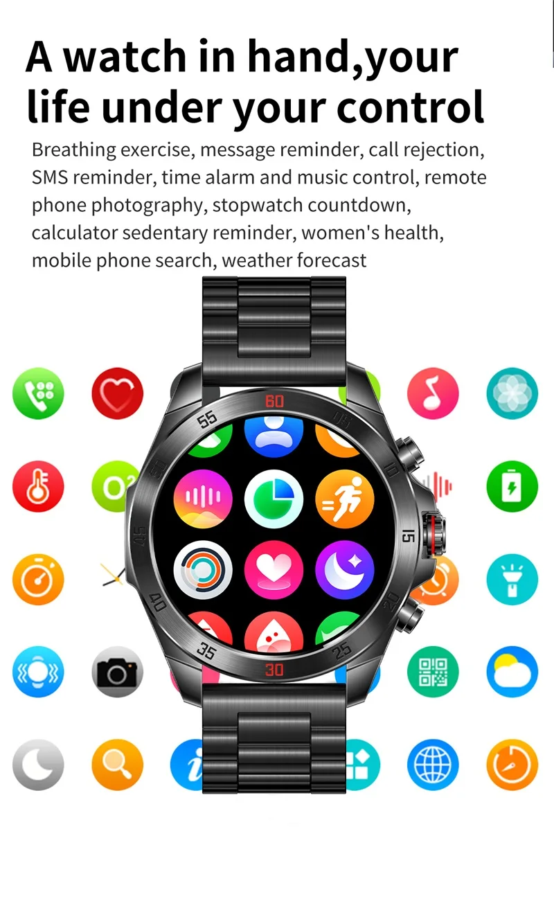 2024 New NX1 Pro BT Calling Sports Smart Watch 1.43 inch AMOLED Screen 466*466 Waterproof Smartwatch FitCloudPro APP (14).jpg