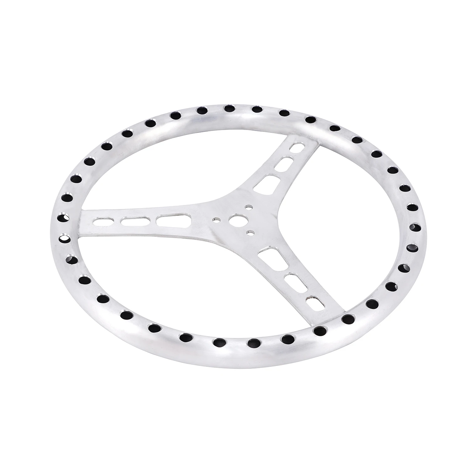 3 Bolt 15 Inch Diameter Steering Wheel 3 Spoke Dish Depth Flat Drilled