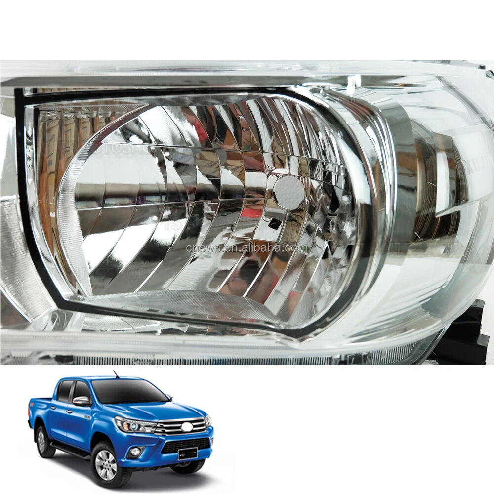 product oem auto parts spare headlight halogen  xenon headlamp for toyota hilux revo 2015 2019-37