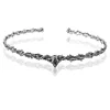 Ancient silver+ black stone