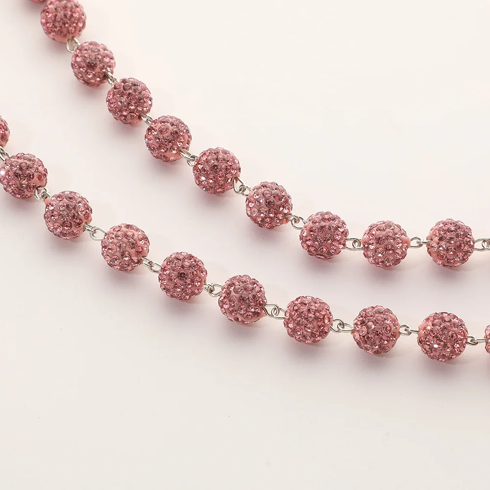 Hip Hop Silver Plated Beaded Jeans Chain Waist Chain Jewelry ODM